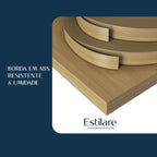 Espelheira para Banheiro Estilare Nature 110cm Nude ESP4036-ND