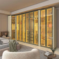 Guarda-Roupa Modulado Reflecta Innova 100% MDF Bege/Off White 339,2cm x 240cm Mod 015 Gelius Móveis