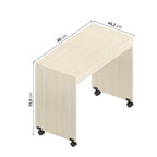 Quarto Infantil Completo Cama Elevada com Cômoda Escrivaninha Armário Artsy e Guarda-Roupa 4 Portas Curió Casatema MadeiraOriginals Natural
