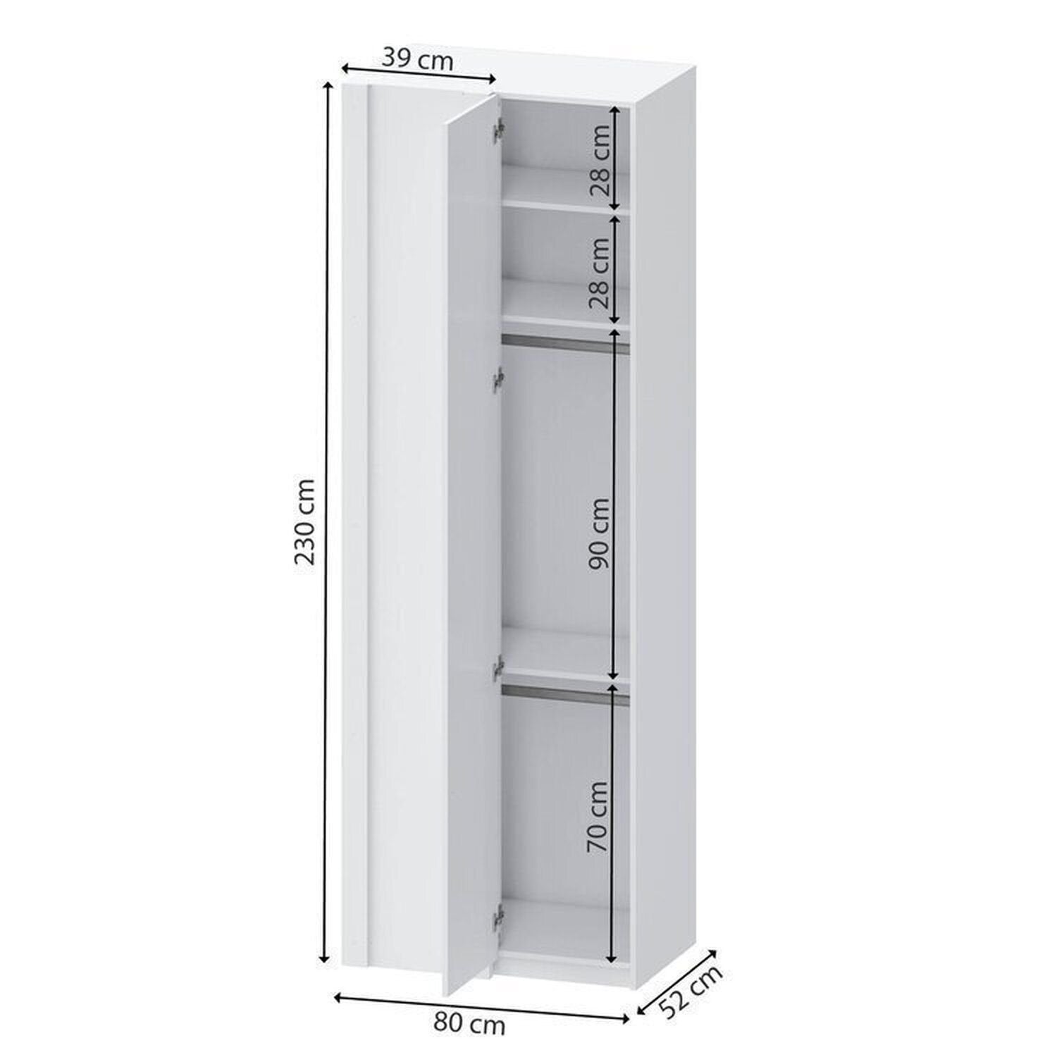 Conjunto Infantil Mesa e Cadeira Evolutiva, Prateleira e Guarda-Roupa Modulado Wave Casatema MadeiraOriginals Branco/Marrom