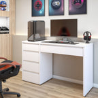 Escrivaninha 100% MDF Berlim 5 Gavetas 136cm Yescasa