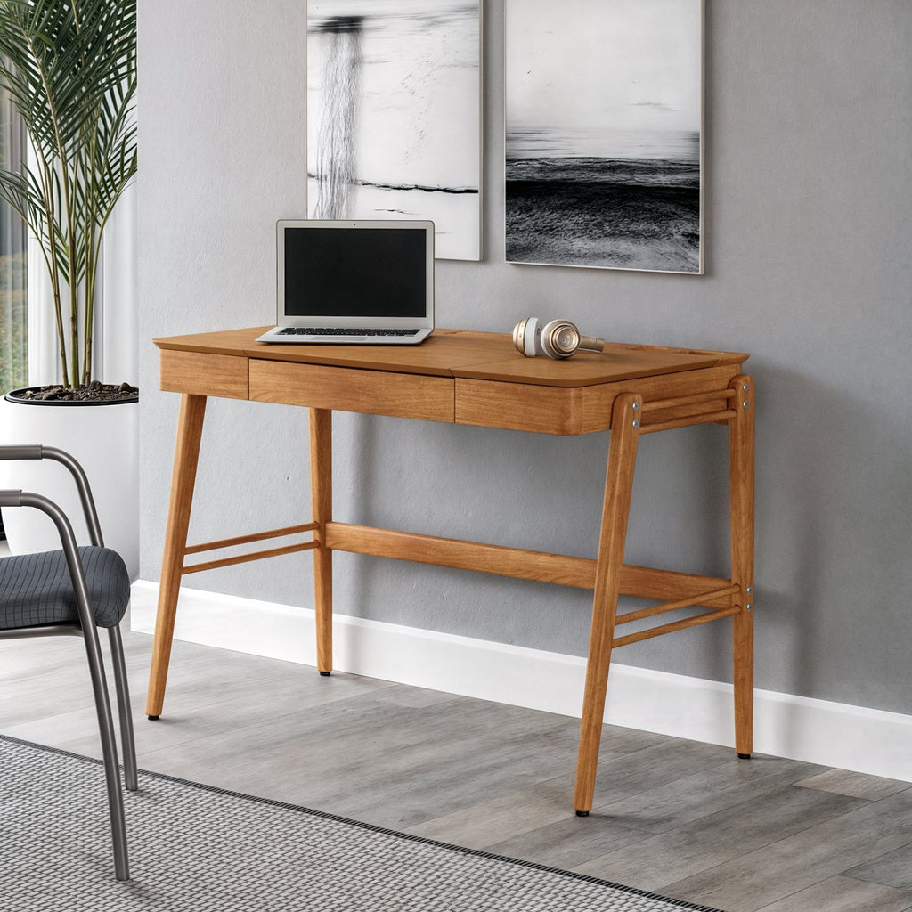 Escrivaninha Mesa Escritório Joy 1 Gaveta 111,2cm MDF Seiva Móveis