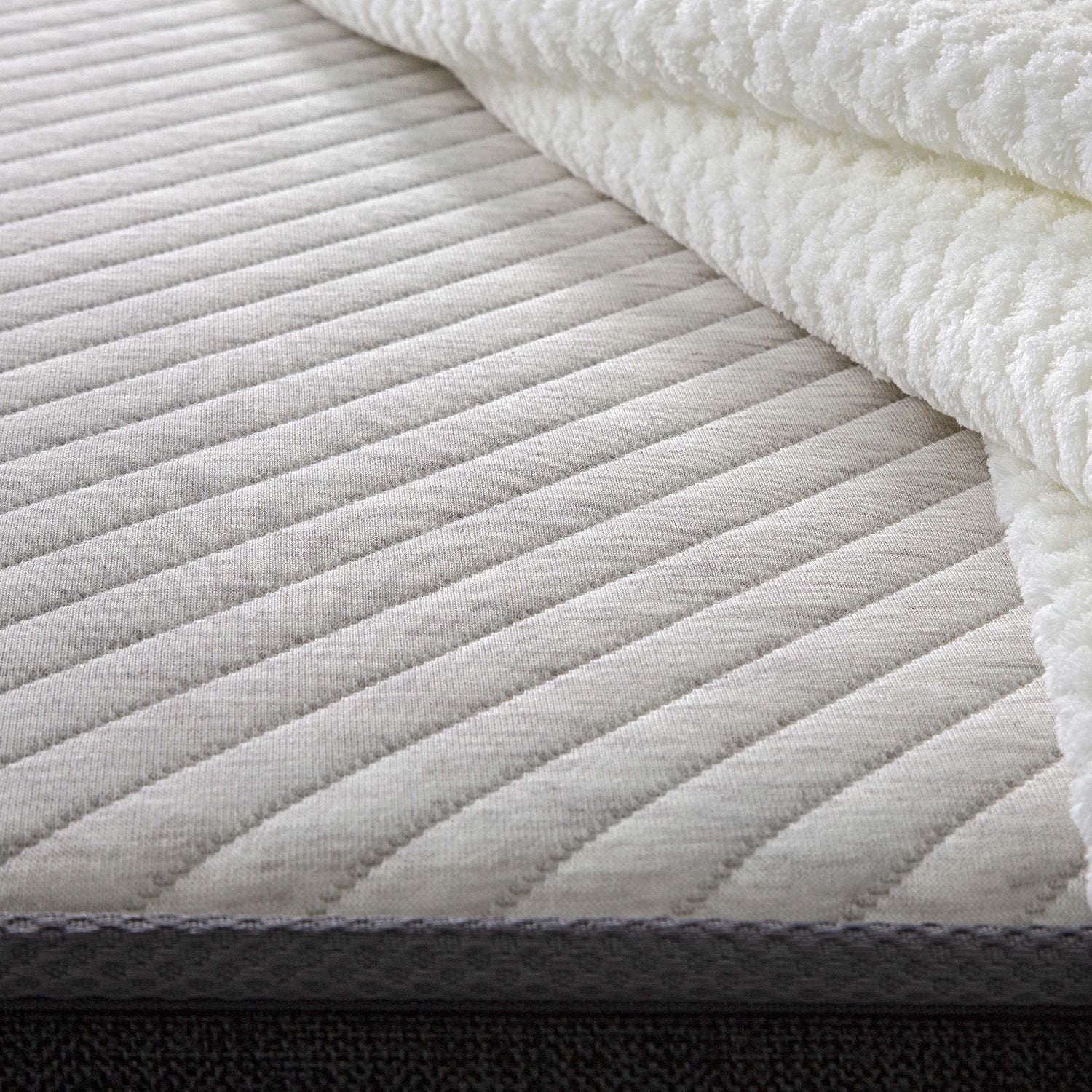Colchão Casal Espuma Viscoelástica D33 138x22x188cm Ethos CabeCasa Cinza Grafite/Mescla