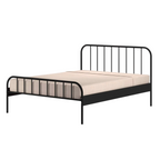 Cama Casal em Aço Tubular Julia Preto Yescasa