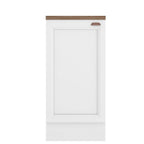 Cozinha Completa Modulada 10 Peças 17 Portas 2 Gavetas com Torre Quente Unna Yescasa Branco/Espresso