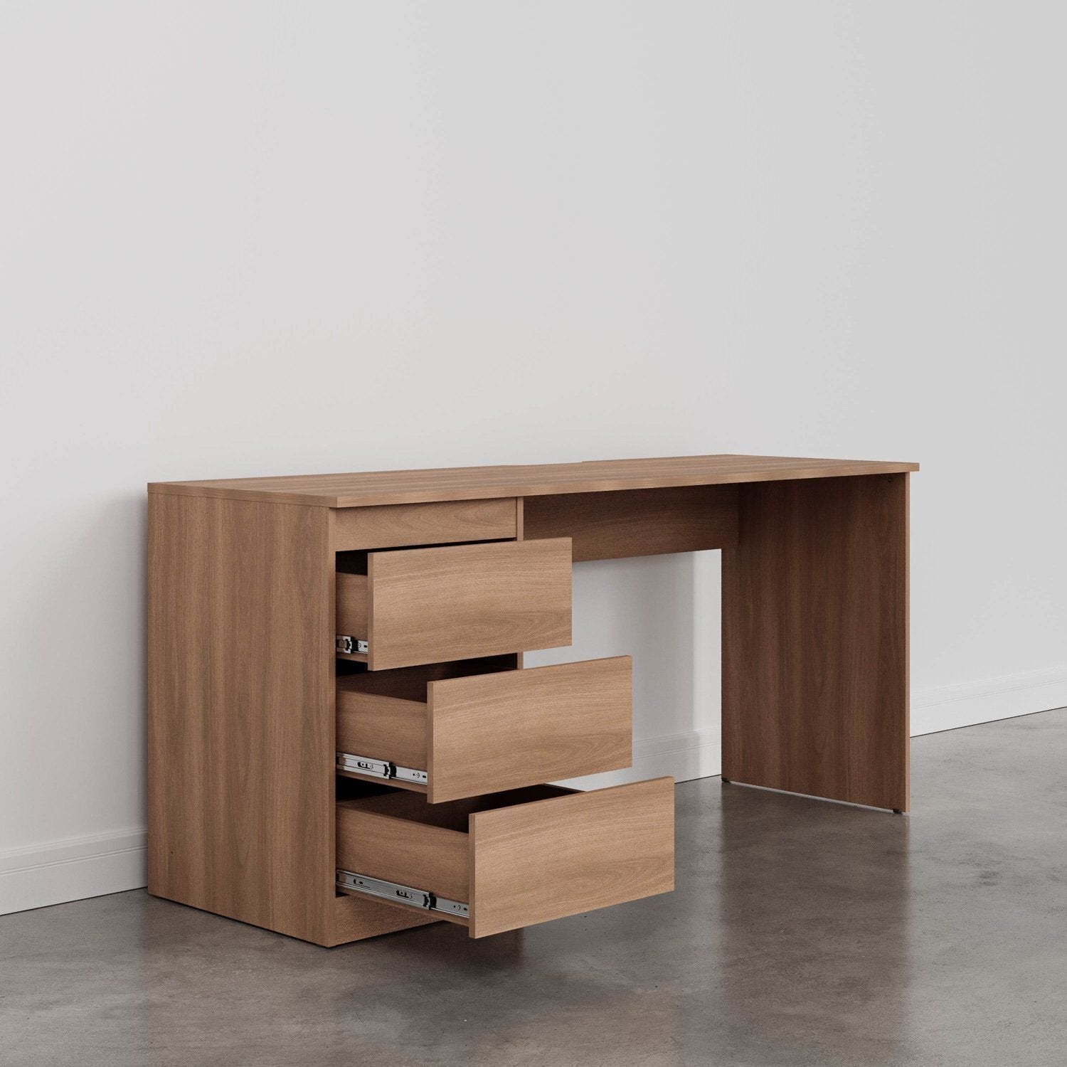 Escrivaninha Mesa Escritório Hera 3 Gavetas 163cm CabeCasa MadeiraOriginals