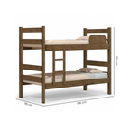 Beliche Solteiro Prisma Plus MDF Amadeirado Marrom J&A Móveis