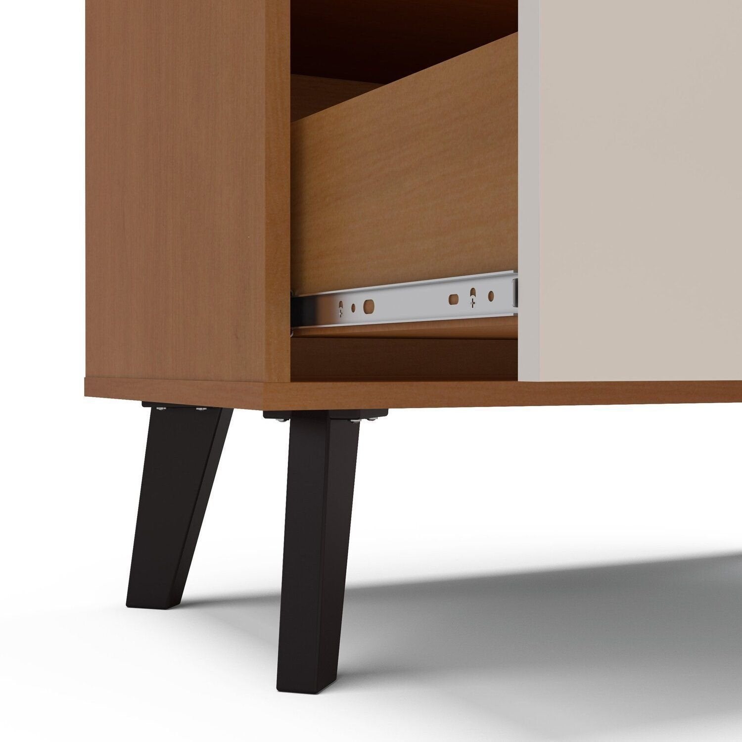 Cristaleira 2 Portas de Vidro 1 Gaveta 4 Prateleiras 75cm Londres Politorno
