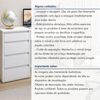 Escrivaninha 100% MDF Berlim 5 Gavetas 136cm Yescasa