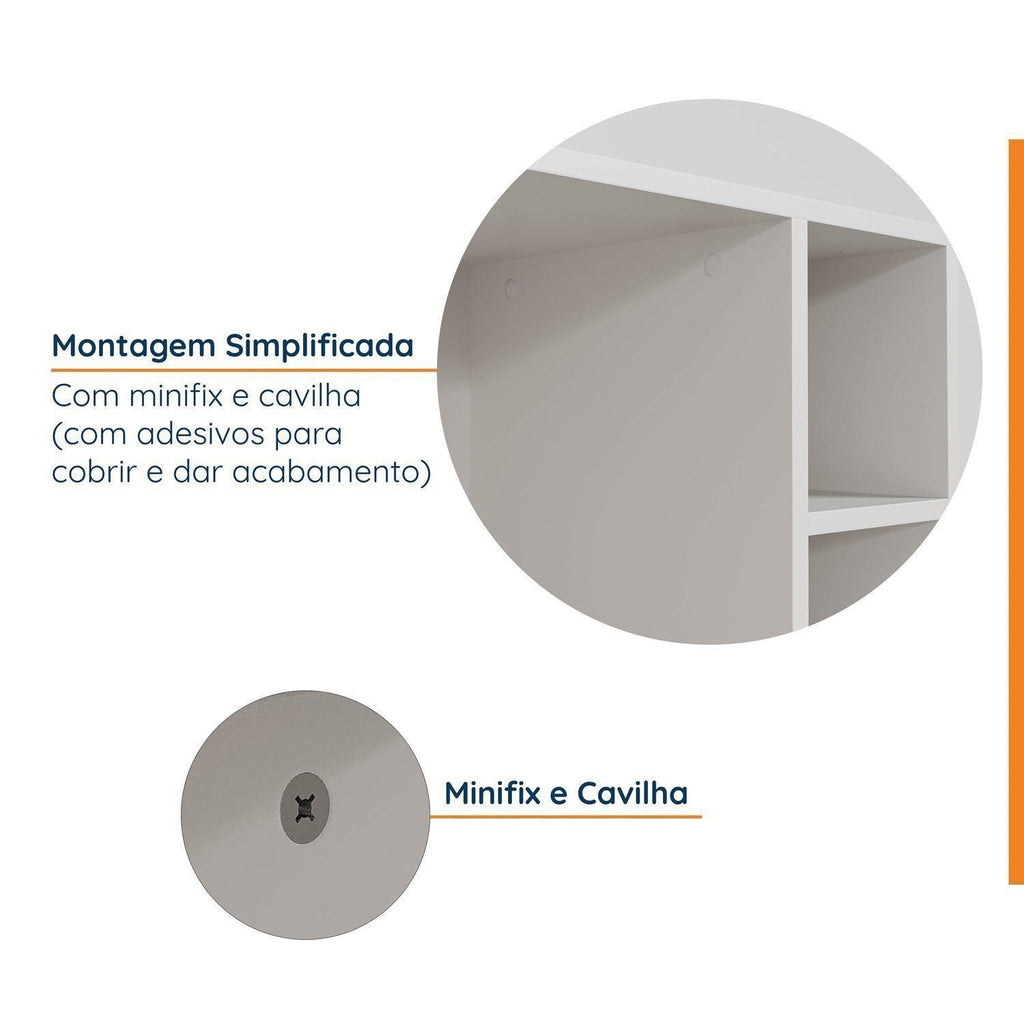 Nicho Micro-ondas Ipanema CabeCasa MadeiraOriginals Branco