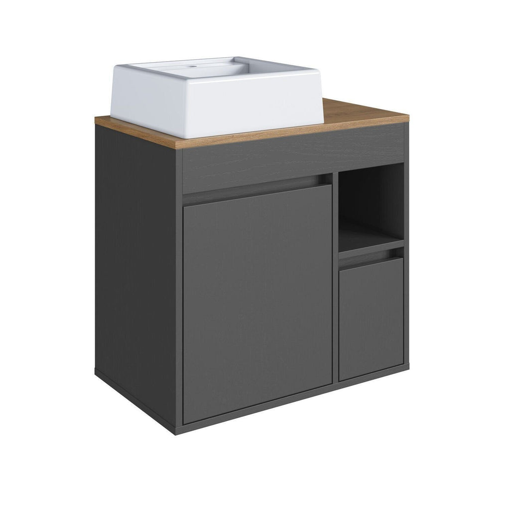 Conjunto para Banheiro Modulado 4 Peças Gabinete Suspenso com Cuba Bangladesh Art in Móveis 148cm Arenas