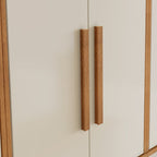 Balcão de Cozinha 5 Portas 2 Gavetas 178,4cm Lorena Kaiki Móveis Branco