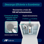 Vaso Sanitário Monobloco Cerâmica Navies Tubrax Branco VAB0004