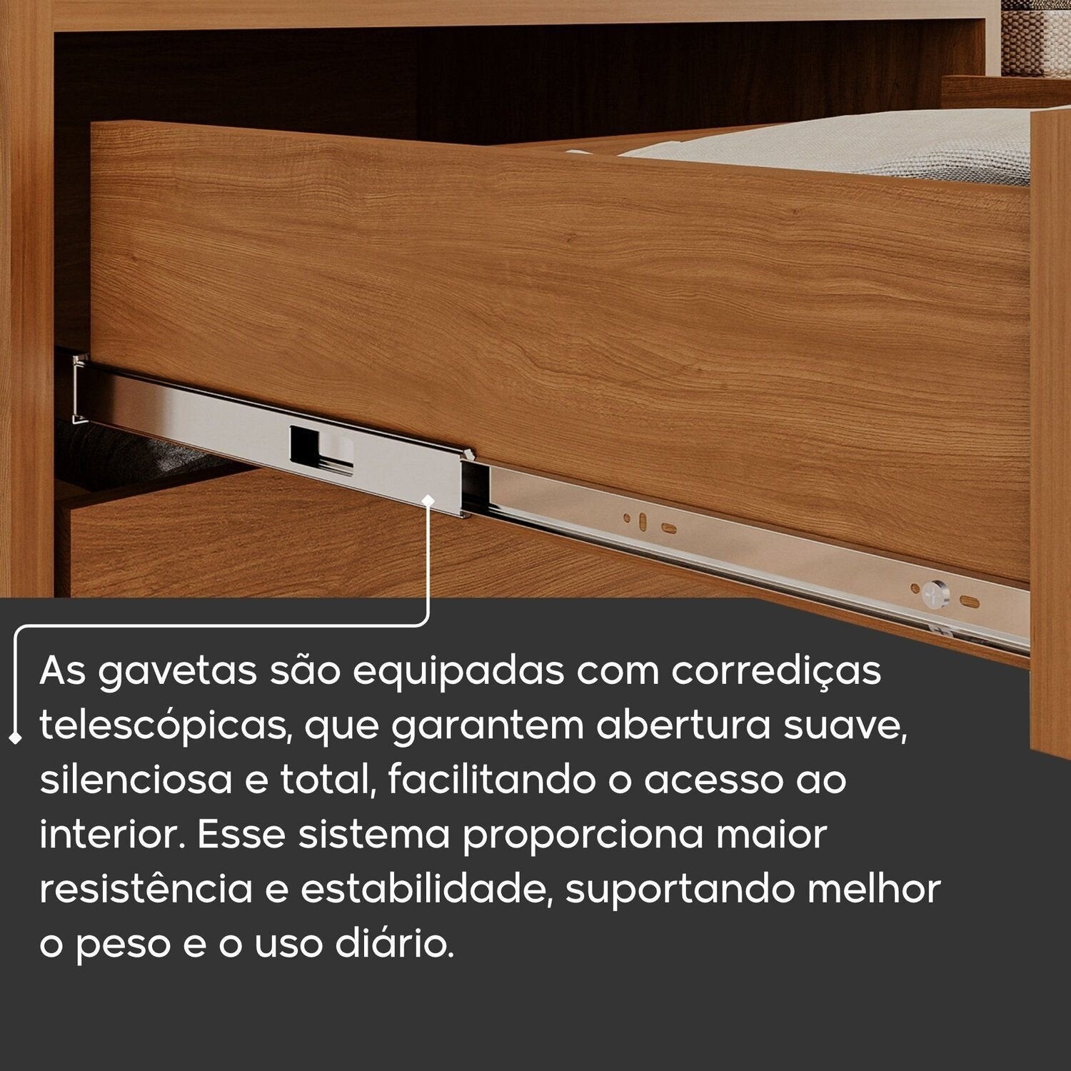 Cômoda 8 Gavetas 100% MDF Pacioli Móveis Bettio Marrom/Rubi