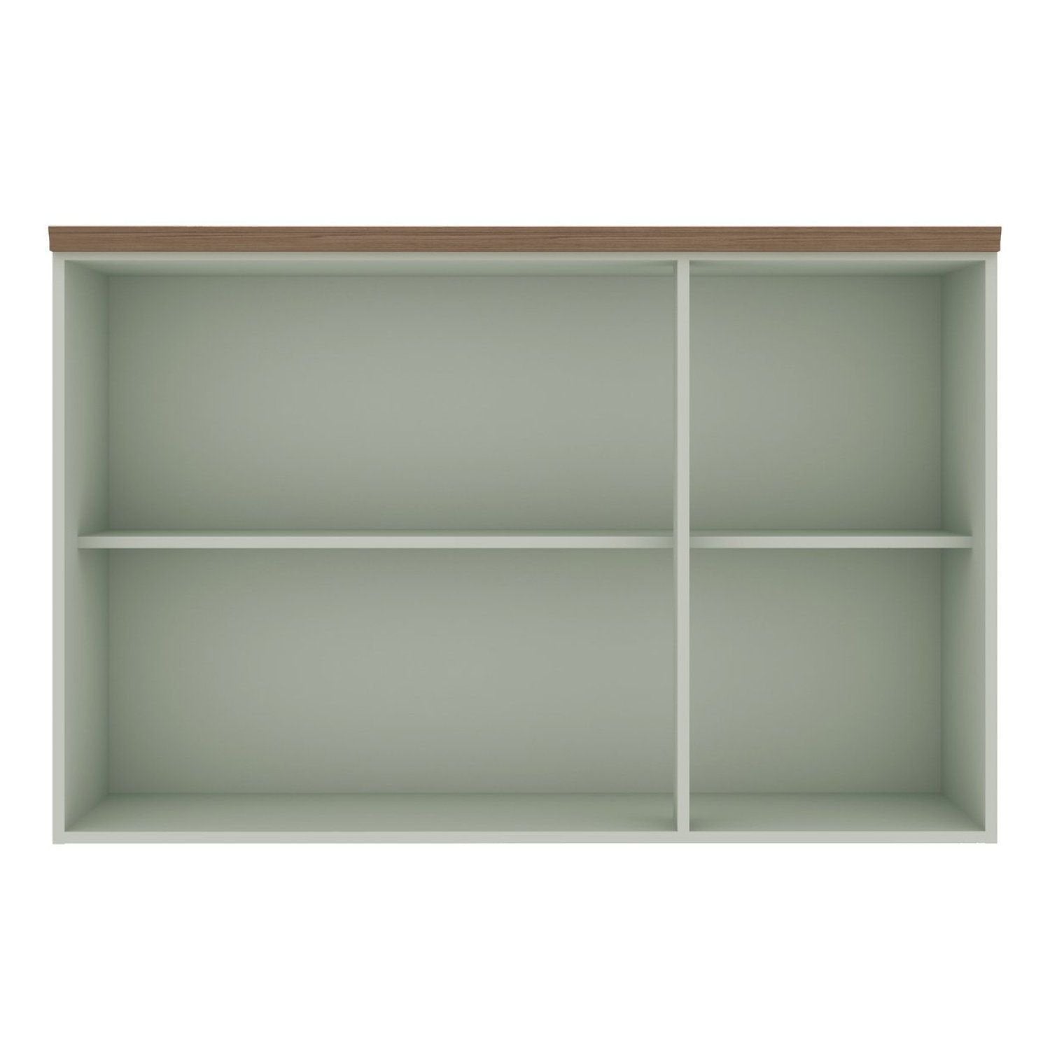 Armário Aéreo para Cozinha 3 Portas Provençal 120cm Genialflex Verde/Mint