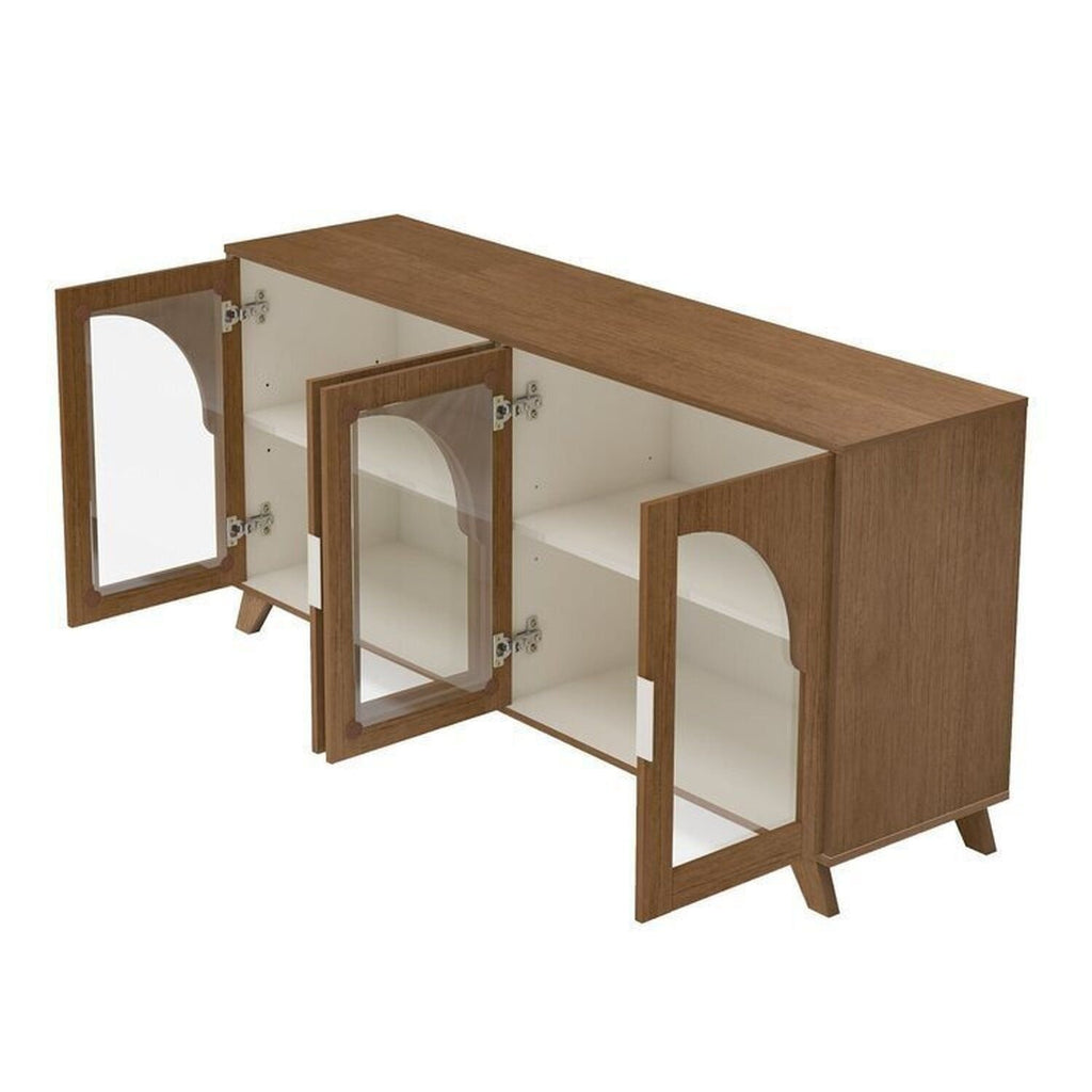 Conjunto Sala de Estar Buffet e Cristaleira Murano Artely