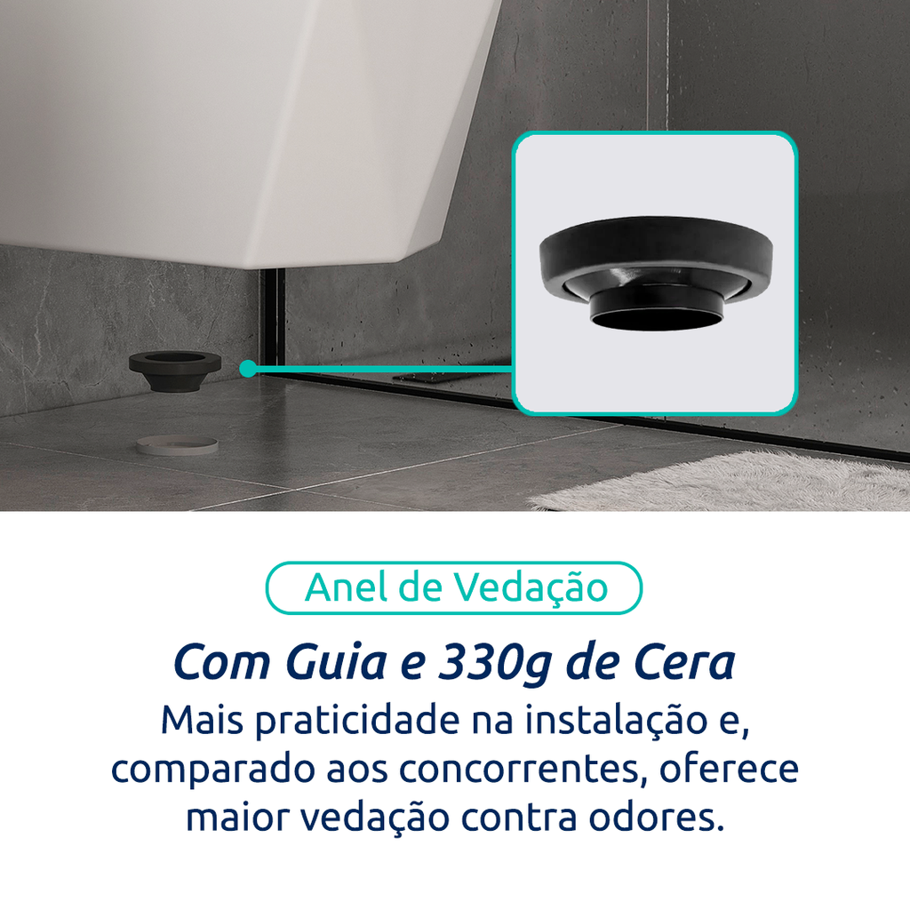 Vaso Sanitário Monobloco Cerâmica Diamante Tubrax Branco VAB0005