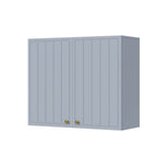 Armário Aéreo 2 Portas 80cm Marselha CabeCasa MadeiraOriginals Azul/Sereno