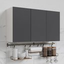 Armário Aéreo 3 Portas 120cm Puxador 150cm Ipanema CabeCasa MadeiraOriginals