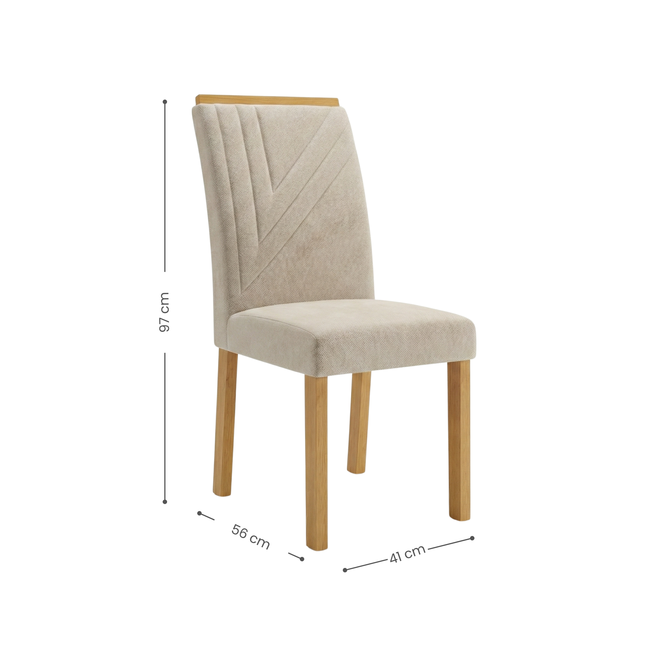 Conjunto Sala de Jantar Mesa Retangular Tampo MDF/MDP com 4 Cadeiras Miami Yescasa