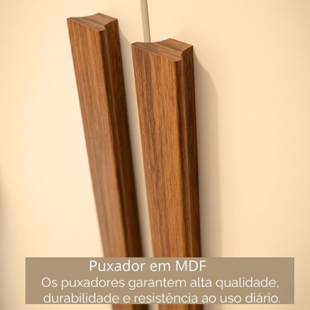 Guarda-Roupa Modulado de Canto 11 Portas 4 Gavetas Paris Maxel 100% MDF Off White/Cinamomo