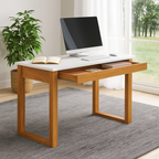 Escrivaninha Mesa Escritório Industrial 100% MDF 118cm F24 Pradel Móveis