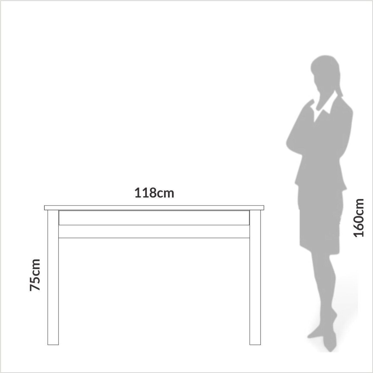 Escrivaninha Mesa Escritório Industrial 100% MDF 118cm F24 Pradel Móveis