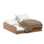 Bicama Solteiro 3 em 1 Matrix MDF e MDP Tebarrot Nature Marrom