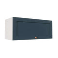 Armário Aéreo Porta Basculante 80cm Arizona CabeCasa MadeiraOriginals Azul/Branco