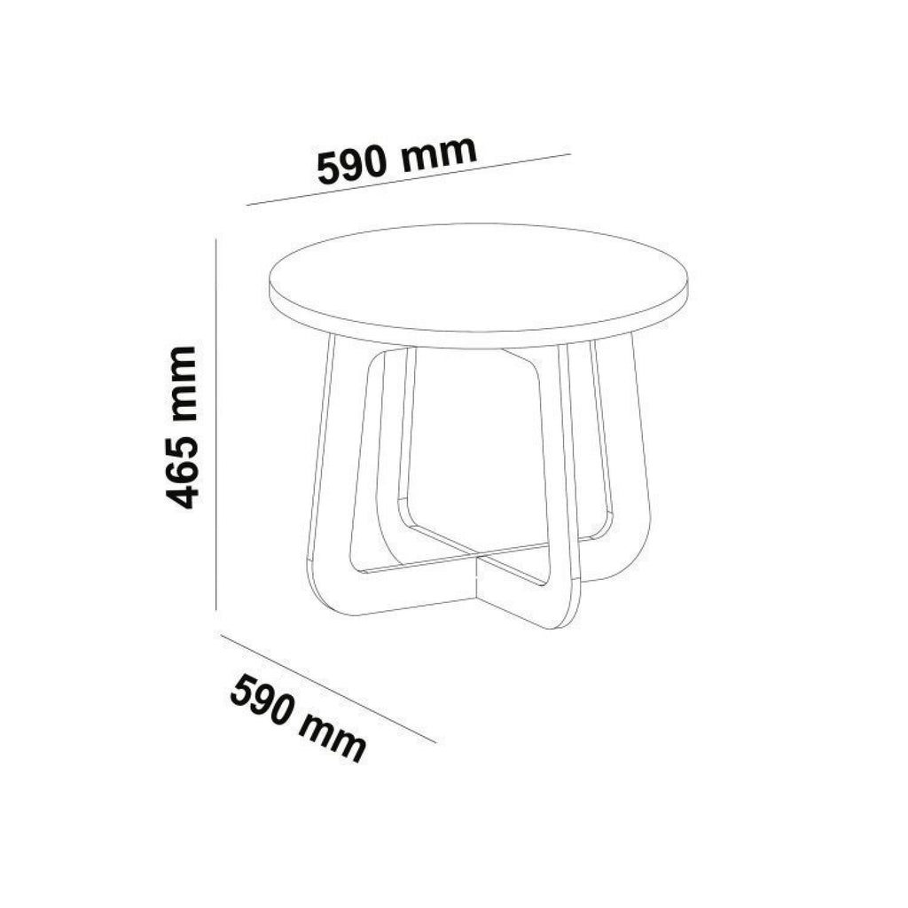 Kit 3 Peças Rack para TV até 75 Polegadas Buffet e Mesa de Centro Memphis Verde