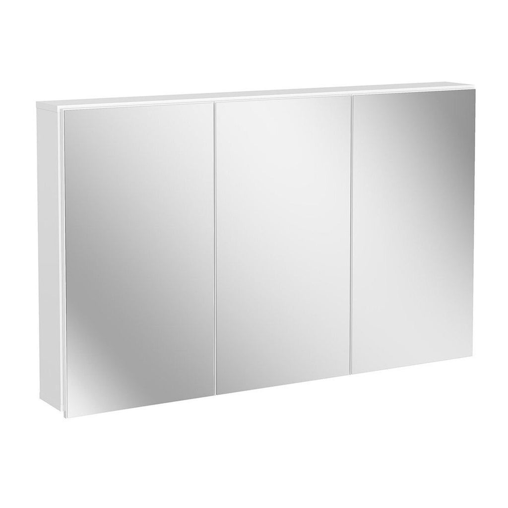 Armário Espelheira para Banheiro Cancún Móveis Bosi 120cm 3 Portas Branco