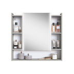 Espelheira para Banheiro com LED 2 Portas Yescasa Off White/Arenas