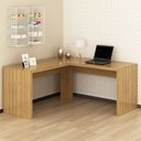 Escrivaninha Mesa Escritório Angular em L ME4116 157,3cm Tecno Mobili