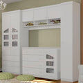 Quarto Infantil Phoenix Baby com Guarda-Roupa Modulado e Cômoda Eloísa 4 Peças Branco