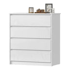 Cômoda 4 Gavetas em MDP 89x92cm Carla MX Móveis Branco