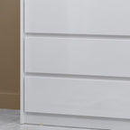 Conjunto Infantil Guarda-Roupa com Cama Lisboa 4 Portas e 3 Gavetas com Cômoda Carla 4 Gavetas MX Móveis Branco/Rosa