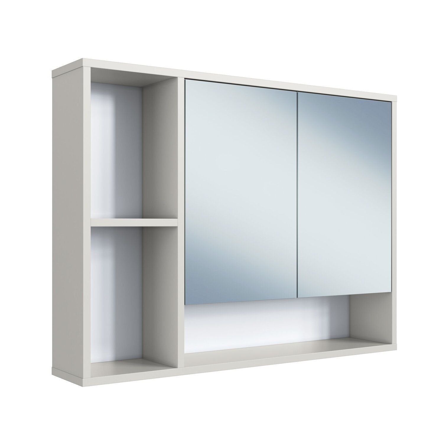 Conjunto para Banheiro Modulado 3 Peças Gabinete Suspenso com Cuba Belarus Art in Móveis 108cm Arenas