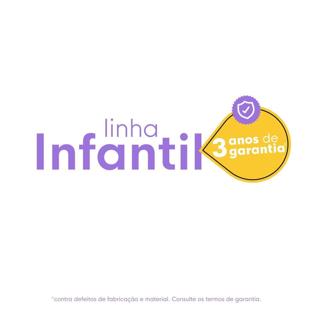 Quarto de Bebê Completo com Colchão, Poltrona de Amamentação e Puff Pimpolho Multimóveis MP4109