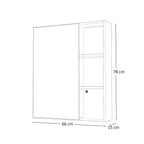 Espelheira para Banheiro Fabribam Sophia 66cm LED Catedral