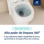 Vaso Sanitário Monobloco Cerâmica Navies Tubrax Branco VAB0004
