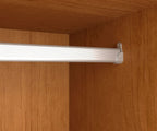 Guarda-Roupa Casal 6 Portas 9 Gavetas 270cm Tóquio Yescasa 100% MDF Bege/Cinamomo/Off White