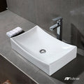 Cuba Banheiro Lavabo Cerâmica Branca Tubrax BAB0002