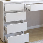 Escrivaninha 100% MDF Berlim 5 Gavetas 136cm Yescasa
