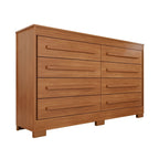 Cômoda para Quarto 8 Gavetas Diamante Espresso Móveis Marrom/Cinamomo