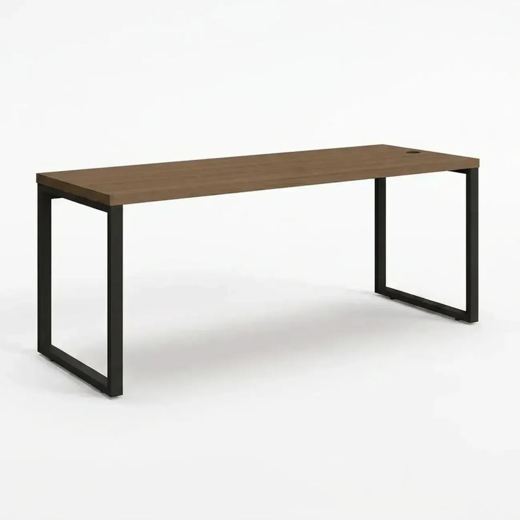 Escrivaninha Mesa Escritório Industrial Office 190cm Carvalho/Munique Kappesberg