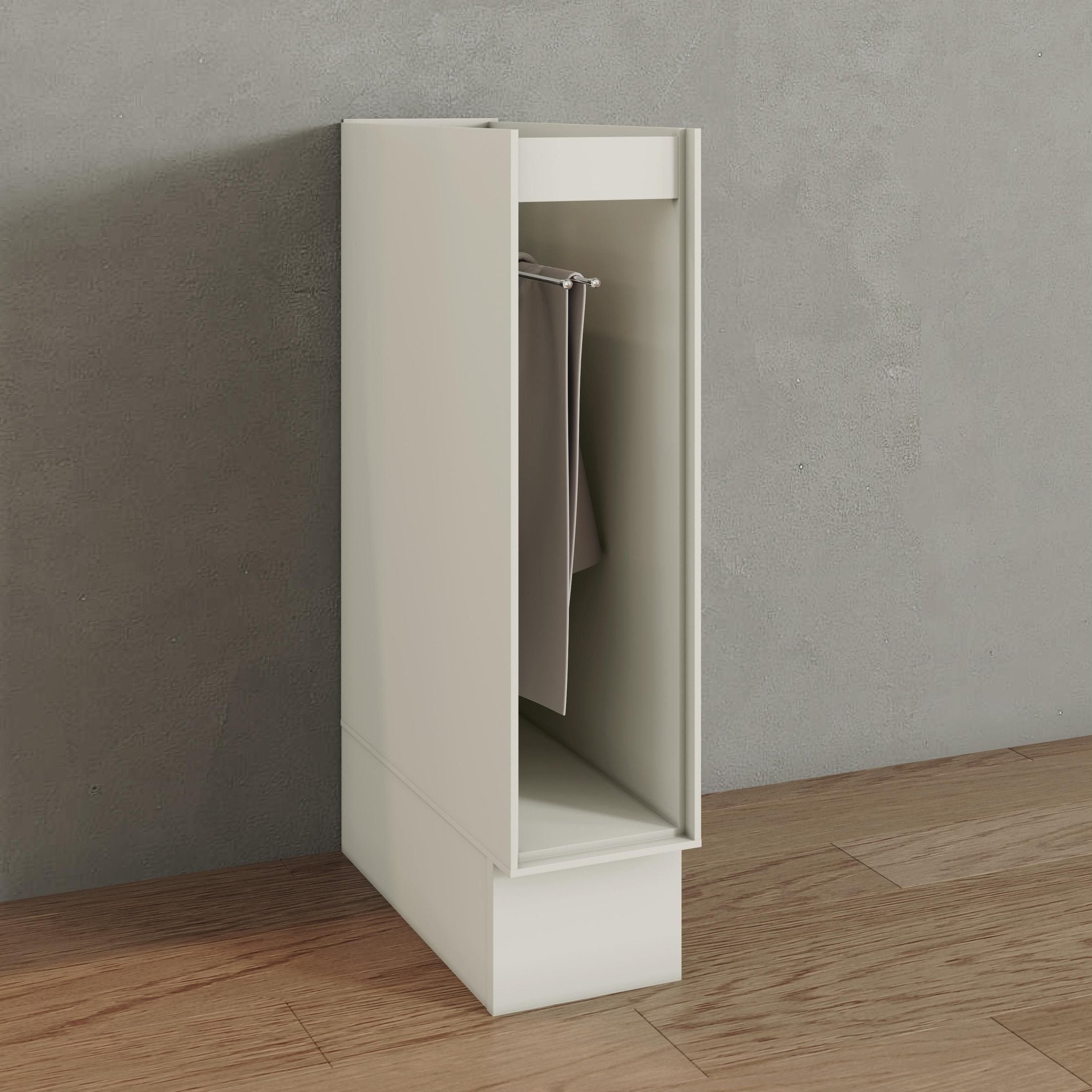Balcão Porta Toalha 20cm Fineze Fendi II Henn MDF Natural