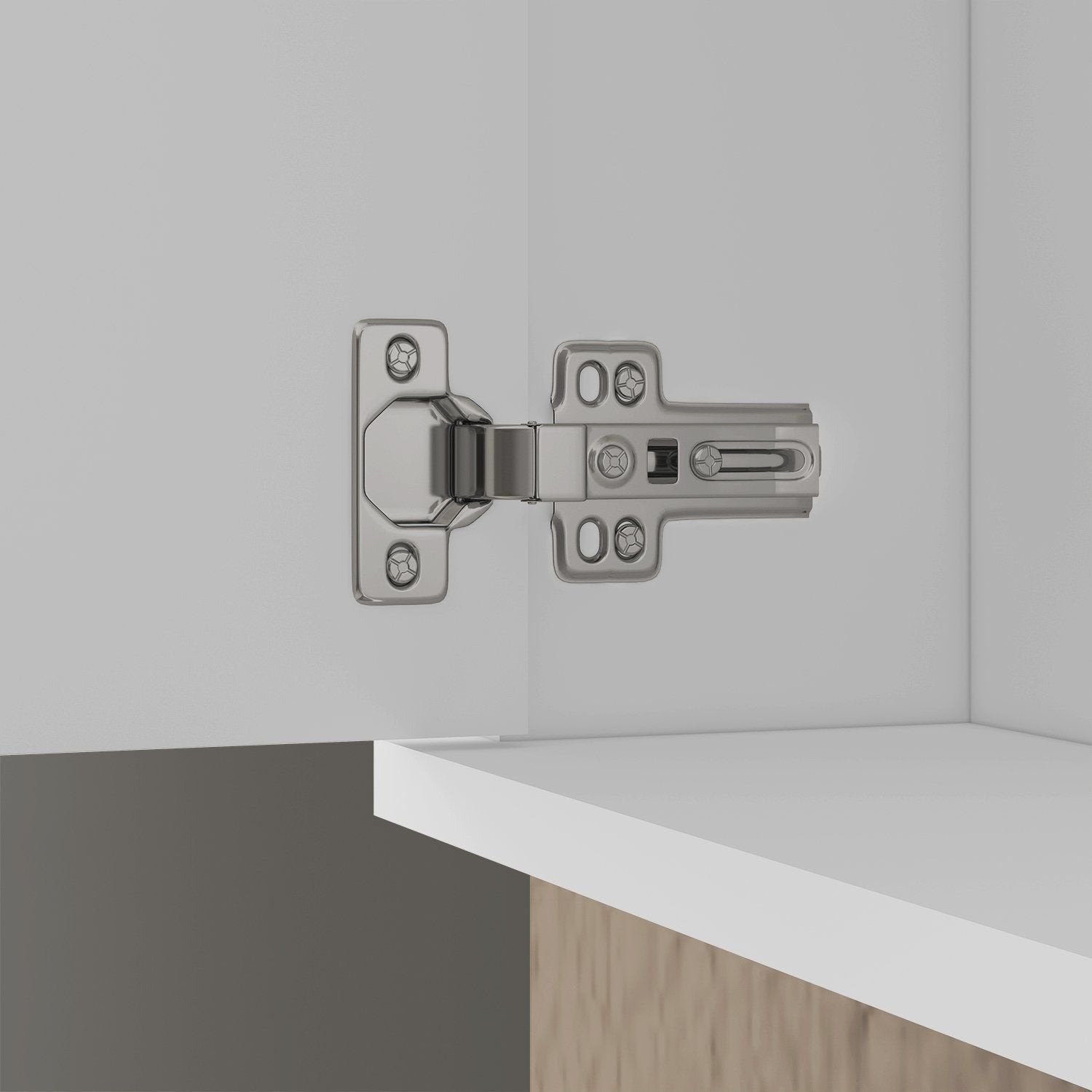 Espelheira para Banheiro 1 Porta Bia Móveis Bosi 60cm Branco