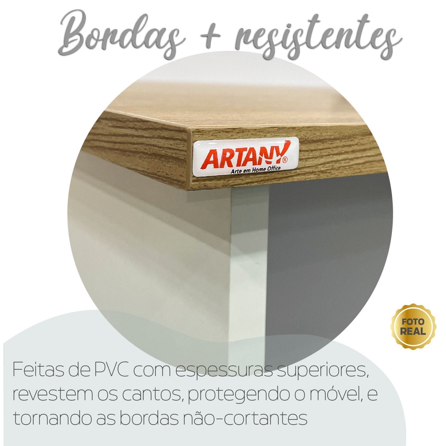 Escrivaninha Retrô em L Mesa Escritório e Home Office 2 Gavetas 5 Nichos 145cm Artany