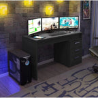 Mesa Gamer Escrivaninha DRX5000 3 Gavetas 178cm Móveis Leão