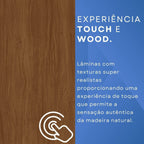 Cômoda para Quarto 7 Gavetas Topázio Espresso Móveis Marrom/Cinamomo